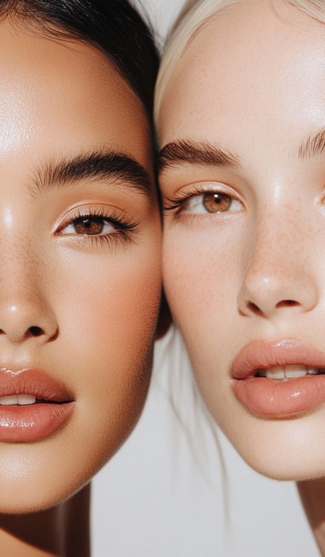 Pico laser whitening treatment comparison showing dark and light skin tones for pigmentation removal at ID Cosmetic Clinic